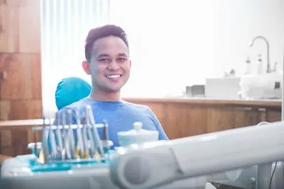 man visiting Optima Dental in Lawrenceville, GA